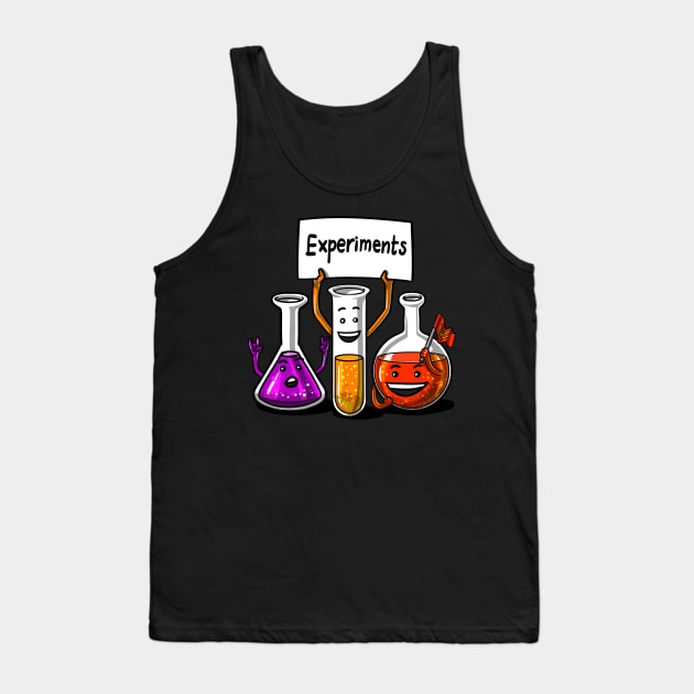 Chemistry Science Experiments Tank Top by underheaven